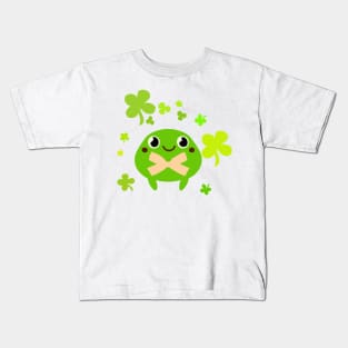 on St. Patrick’s Day bird bag Kids T-Shirt